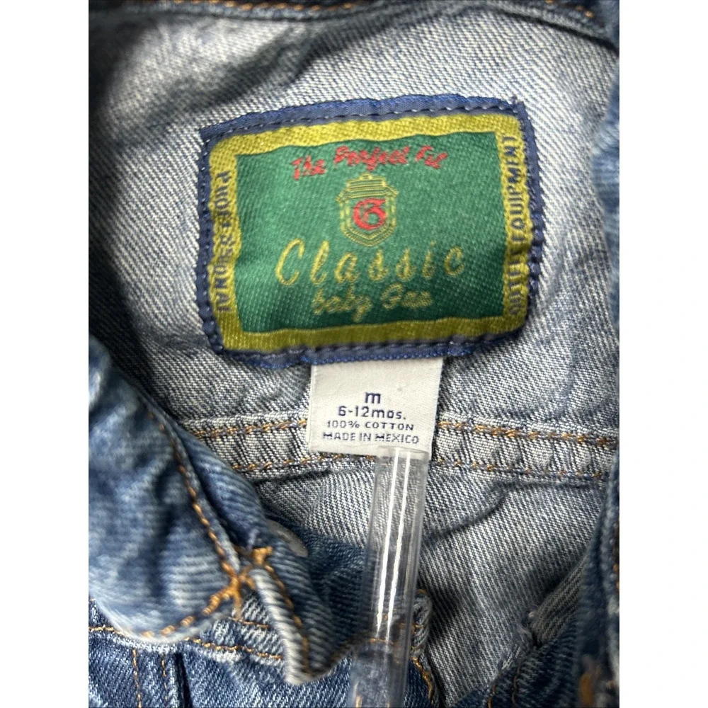 Vintage Baby Gap Classic The Perfect Fit Jean Jacket Size 6-12 Months